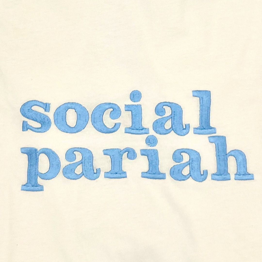 Social Pariah embroidered unisex sweatshirt