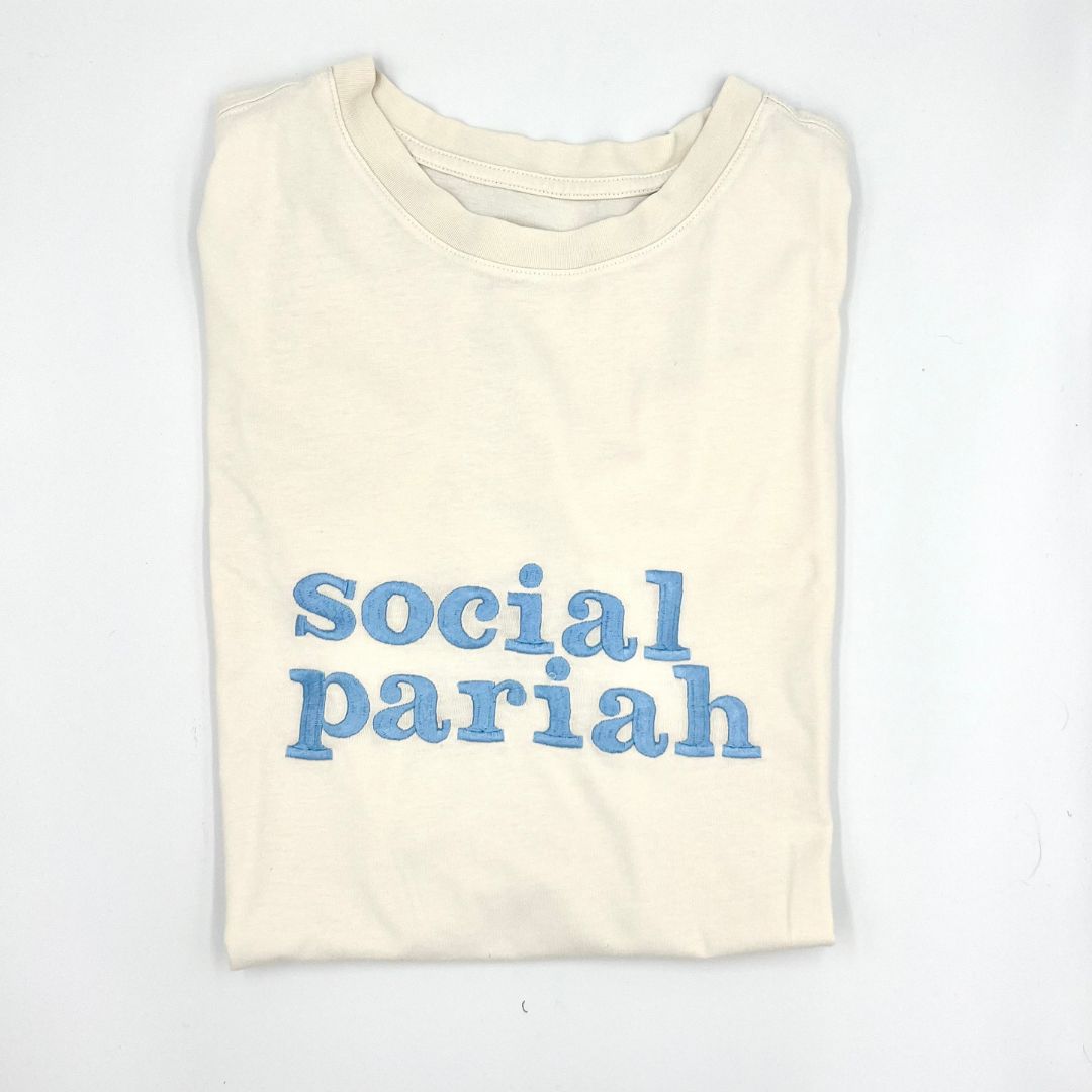 Social Pariah embroidered unisex sweatshirt